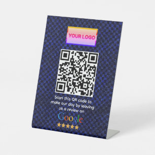 Googleレビュー|ビジネスレビュー リンクQRコード 台座サイン