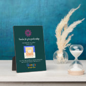 Googleレビュー |事業評定要求GreenQR P フォトプラーク (側面)