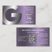 Googleレビュー 名刺 (正面/裏面)