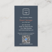 Googleレビュー – 名刺 – Facebook QRリンク (正面)