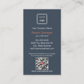 Googleレビュー – 名刺 – Youtube QRリンク (正面)