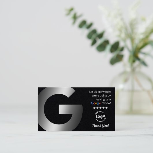 GoogleレビューPremium QR 名刺 (スタンド正面)