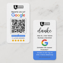 GoogleレビューQRコードカード ビジネスカード