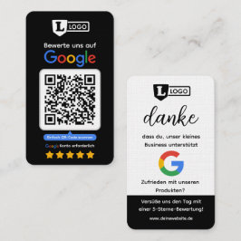 GoogleレビューQRコードカード ビジネスカード