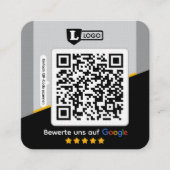 GoogleレビューQRコードカード ビジネスカード (正面)