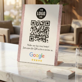 GoogleレビューQRコードスタンド看板(ビジネス用) 台座サイン