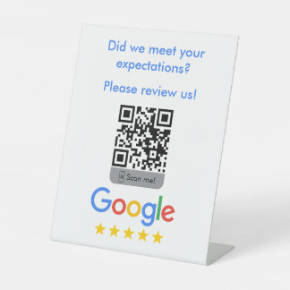 GoogleレビューQRコードスタンド看板 台座サイン