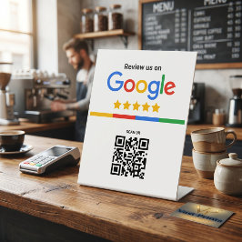 GoogleレビューQRコードスタンド 台座サイン