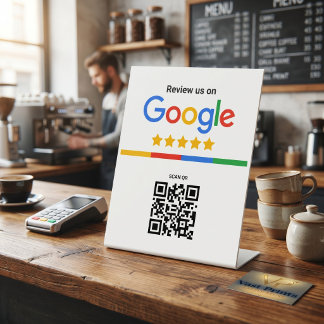 GoogleレビューQRコードスタンド 台座サイン