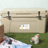 GoogleレビューQRコードスタンプによるビジネス評価 シール (クーラー)