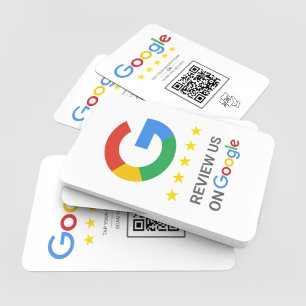 GoogleレビューQRコードタップでGoogleの評価をレビュー 名刺