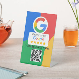 GoogleレビューQRコードビジネス 台座サイン