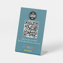 GoogleレビューQRコードペデスタルサインfor Business 台座サイン