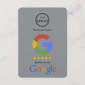 GoogleレビューQRコードリンク名刺 エンクロージャーカード (正面)