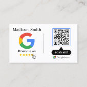 GoogleレビューQRコードリンク名刺 名刺 (正面)