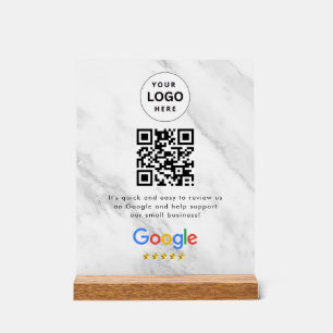 GoogleレビューQRコード卓上サイン アクリルサイン