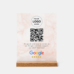 GoogleレビューQRコード卓上サイン アクリルサイン