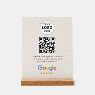 GoogleレビューQRコード卓上サイン アクリルサイン