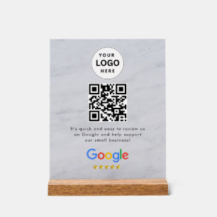 GoogleレビューQRコード卓上サイン アクリルサイン