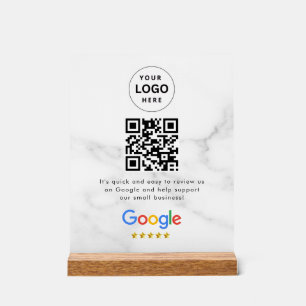 GoogleレビューQRコード卓上サイン アクリルサイン
