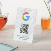 GoogleレビューQRコード卓上サイン 台座サイン (インサイチュ)