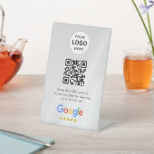 GoogleレビューQRコード卓上サイン 台座サイン (インサイチュ)