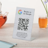 GoogleレビューQRコード卓上サイン 台座サイン (インサイチュ)