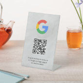 GoogleレビューQRコード卓上サイン 台座サイン (インサイチュ)