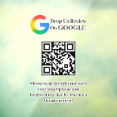 GoogleレビューQRコード窓用ステッカー ウィンドウサイン (シート3)