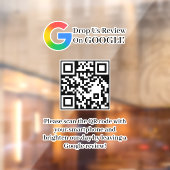 GoogleレビューQRコード窓用ステッカー ウィンドウサイン (シート2)