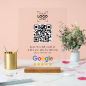 GoogleレビューQRコード ビジネスレビュー アクリルサイン (ウェディング)