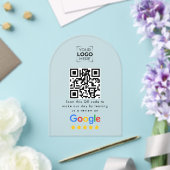 GoogleレビューQRコード ビジネスレビュー アクリル招待状 (インサイチュ (ウェディング))