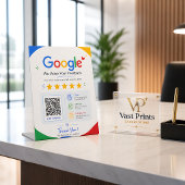 GoogleレビューQRコード 台座サイン
