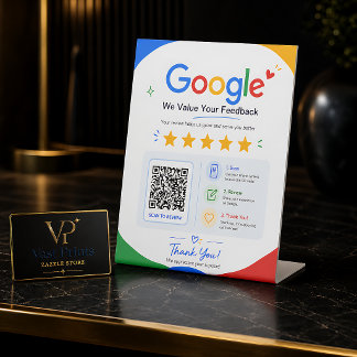 GoogleレビューQRコード 台座サイン