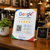 GoogleレビューQRコード 台座サイン