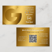 GoogleレビューQRコード 名刺 (正面/裏面)