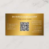 GoogleレビューQRコード 名刺 (裏面)