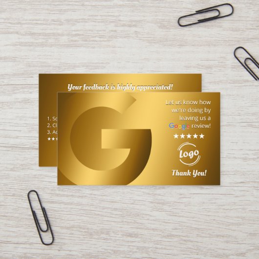 GoogleレビューQRコード 名刺 (正面/裏面インサイチュ)