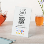 GoogleレビューQRスタンド看板 台座サイン (インサイチュ)
