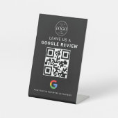 GoogleレビューQRディスプレイ 台座サイン (正面)