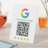 GoogleレビューQRビジネス評価コード 台座サイン (インサイチュ)