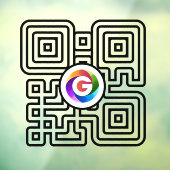 GoogleレビューWindow Cling | QRコードビニール ウィンドウサイン (シート3)