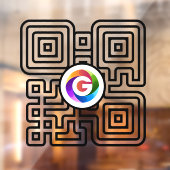 GoogleレビューWindow Cling | QRコードビニール ウィンドウサイン (シート2)