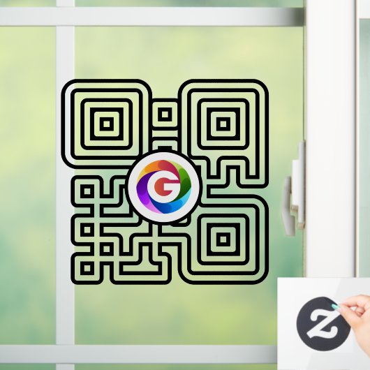 GoogleレビューWindow Cling | QRコードビニール ウィンドウサイン (ホーム)