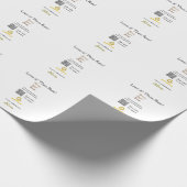 Googleレート米国レビュー注文購入ビジネスQR ラッピングペーパー (角)