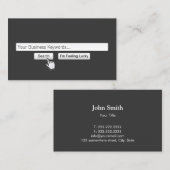 Google検索バーキーワードプロフェッショナル 名刺 (正面/裏面)
