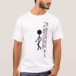 GOOGLE私のTWITTER Tシャツ