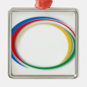 Google色 メタルオーナメント (正面)