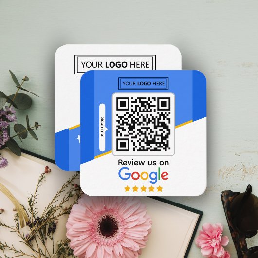 Google レビュー|ビジネスレビュー リンクQRコード スクエア名刺