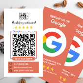 Google レビュー | レビューを書く テラコッタQRコード 名刺